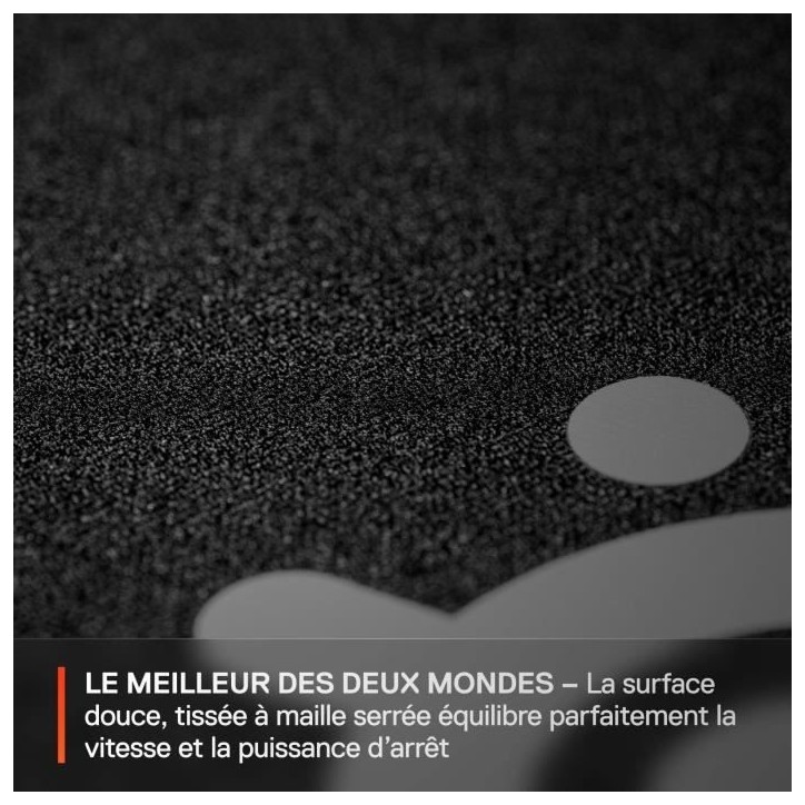 Tapis de souris gaming - STEELSERIES - QcK Performance L - Balance - 490 x 420 mm