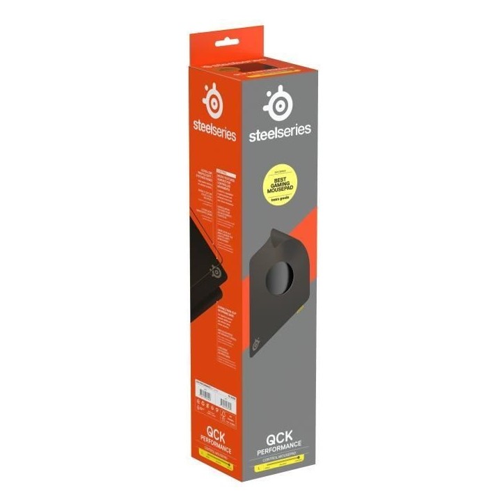 Tapis de souris gaming - STEELSERIES - QcK Performance L - Précision - 490 x 420 mm Tapis de souris gaming - STEELSERIES - QcK Performance L - Précision - 490 x 420 mm
