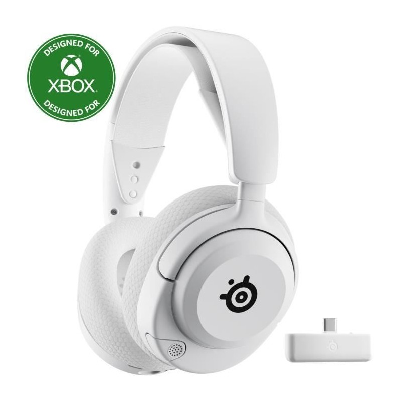 Casque Gaming Sans fil - STEELSERIES - Arctis Nova 5X - Blanc Casque Gaming Sans fil - STEELSERIES - Arctis Nova 5X - Blanc