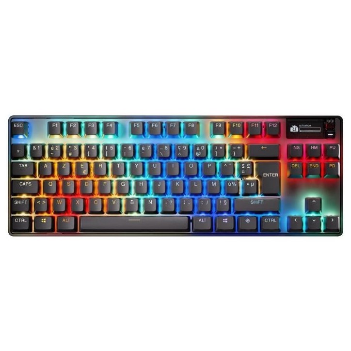 Clavier gamer mécanique sans fil - STEELSERIES - APEX PRO TKL GEN 3 - Noir Clavier gamer mécanique sans fil - STEELSERIES - APEX PRO TKL GEN 3 - Noir