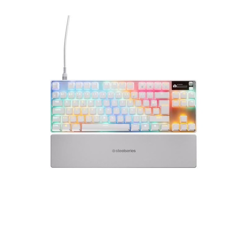 Clavier gaming - Apex Pro TKL Gen 3 - Steelseries - Blanc Clavier gaming - Apex Pro TKL Gen 3 - Steelseries - Blanc