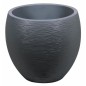 Pot de fleurs Rond Egg Ø 50cm - EDA - Graphit - 46 L - Ø 50 x H. 45 cm - Gris Anthracite Pot de fleurs Rond Egg Ø 50cm - EDA - Graphit - 46 L - Ø 50 x H. 45 cm - Gris Anthracite