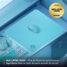 Tapis de souris gaming - STEELSERIES - QcK L - Cyan