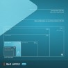 Tapis de souris gaming - STEELSERIES - QcK L - Cyan