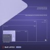 Tapis de souris gaming - STEELSERIES - QcK L - Lavande