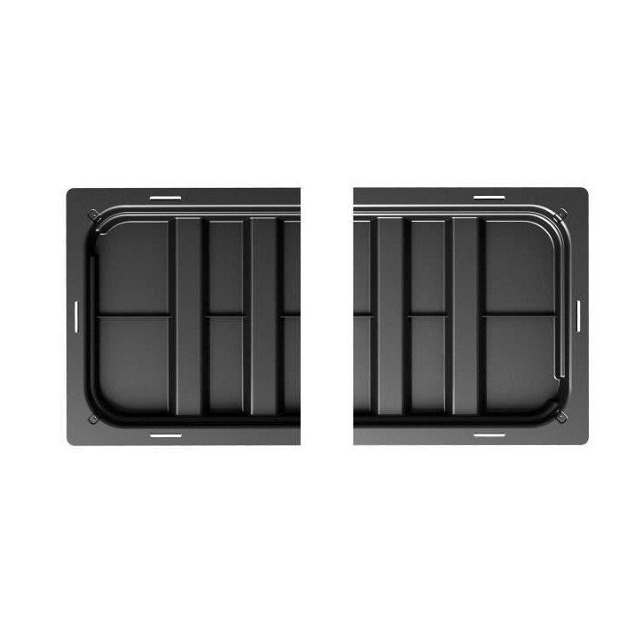 STEFANPLAST Bac a fleurs/Jardiniere NATURAL DELUXE avec treillis - 100 x 43 x H142 cm - 90 + 6,5 L dans la réserve - Anthracite