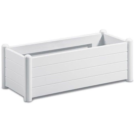 STEFANPLAST Bac a fleurs rectangulaire - ITALIA - Finition effet bois