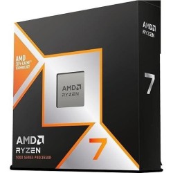 Processeur - AMD - Ryzen 7 9800X3D - 4.7 GHz, 8 coeurs, 104 MB L2 & L3