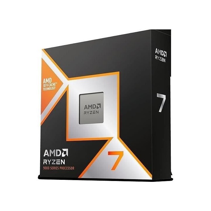 Processeur - AMD - Ryzen 7 9800X3D - 4.7 GHz, 8 coeurs, 104 MB L2 & L3, AM5 Processeur - AMD - Ryzen 7 9800X3D - 4.7 GHz, 8 coeurs, 104 MB L2 & L3, AM5
