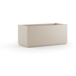STEFANPLAST Bac a fleur/Jardiniere ETHICA rectangulaire 80 cm - 80x36x