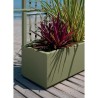 STEFANPLAST Bac a fleur/Jardiniere ETHICA rectangulaire 80 cm - 80x36x