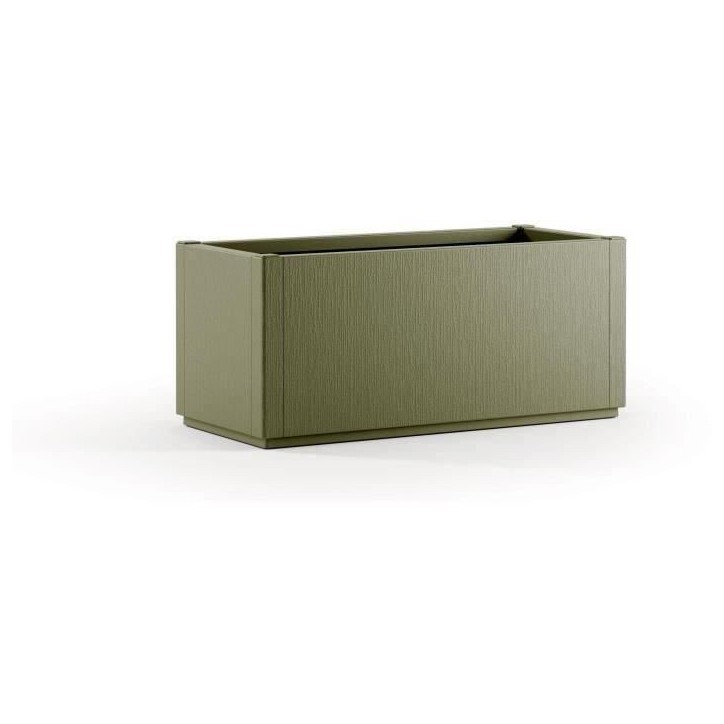 STEFANPLAST Bac a fleur/Jardiniere ETHICA rectangulaire 80 cm - 100x43x35 cm - Vert