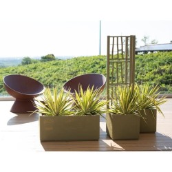STEFANPLAST Bac a fleur/Jardiniere ETHICA rectangulaire 80 cm - 100x43