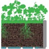 STEFANPLAST Bac a fleur/Jardiniere ETHICA rectangulaire 80 cm - 100x43