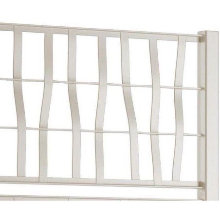 STEFANPLAST Bac a fleur/Jardiniere - ETHICA - Craie - Rectangulaire avec treillis - 80 L - 80 x 36 x h 140 cm