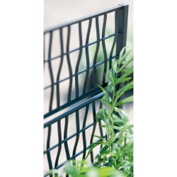 STEFANPLAST Bac a fleur/jardiniere ETHICA rectangulaire 80 cm avec tre