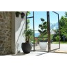 Pot de fleurs Rond Egg Ø 50cm - EDA - Graphit - 46 L - Ø 50 x H. 45