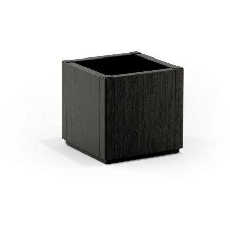 STEFANPLAST Bac a fleur/jardiniere ETHICA - Graphite - Carré - 38 L -
