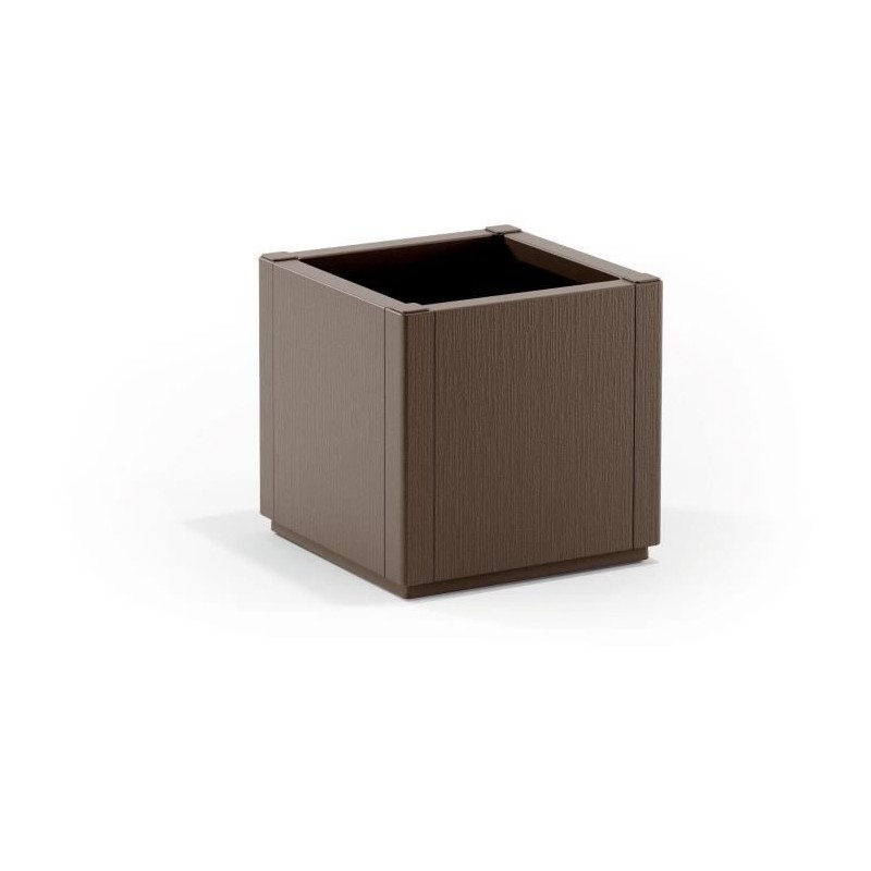 STEFANPLAST Bac a fleur ETHICA - Taupe - Carré - 38 L - 36x36xh 35 cm STEFANPLAST Bac a fleur ETHICA - Taupe - Carré - 38 L - 36x36xh 35 cm