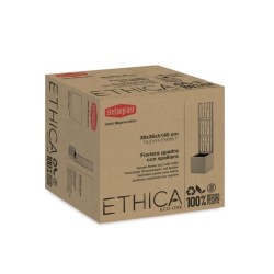STEFANPLAST Bac a fleur NATURAL DELUXE - Carre avec treillis - Stone g