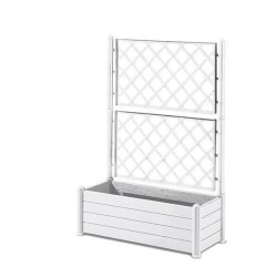 STEFANPLAST Bac a fleur/Jardiniere rectangulaire avec treillis - Finit