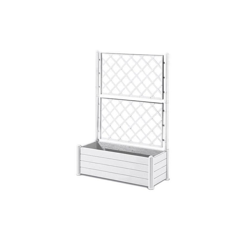 STEFANPLAST Bac a fleur/Jardiniere rectangulaire avec treillis - Finit STEFANPLAST Bac a fleur/Jardiniere rectangulaire avec treillis - Finit