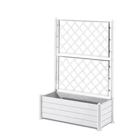 STEFANPLAST Bac a fleur/Jardiniere rectangulaire avec treillis - Finit