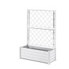 STEFANPLAST Bac a fleur/Jardiniere rectangulaire avec treillis - Finit