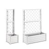 STEFANPLAST Bac a fleur/Jardiniere rectangulaire avec treillis - Finit