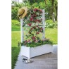 STEFANPLAST Bac a fleur/Jardiniere rectangulaire avec treillis - Finit