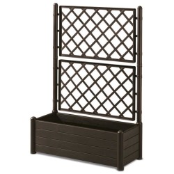 STEFANPLAST bac a fleur/Jardiniere avec treillis - ITALIA FLOWER BOX -