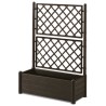 STEFANPLAST bac a fleur/Jardiniere avec treillis - ITALIA FLOWER BOX -