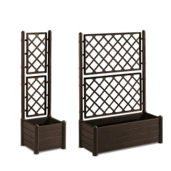 STEFANPLAST bac a fleur/Jardiniere avec treillis - ITALIA FLOWER BOX -