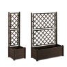 STEFANPLAST bac a fleur/Jardiniere avec treillis - ITALIA FLOWER BOX -
