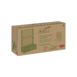 STEFANPLAST bac a fleur/Jardiniere avec treillis - ITALIA FLOWER BOX -