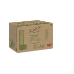 STEFANPLAST Bac a fleur carré ITALIA avec treillis - 30L - Plastique