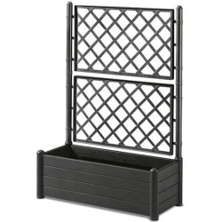 STEFANPLAST Bac a fleur/Jardiniere avec treillis - ITALIA FLOWER BOX -