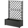 STEFANPLAST Bac a fleur/Jardiniere avec treillis - ITALIA FLOWER BOX -