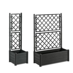 STEFANPLAST Bac a fleur/Jardiniere avec treillis - ITALIA FLOWER BOX -