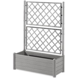 STEFANPLAST Bac a fleur/Jardiniere ITALIA rectangulaire avec treillis