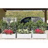 STEFANPLAST Bac a fleur/Jardiniere ITALIA rectangulaire avec treillis