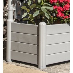 STEFANPLAST Bac a fleur/Jardiniere ITALIA rectangulaire avec treillis