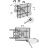 Réglage extensible. Mount Slim pour la télévision - Stell - SHO 762