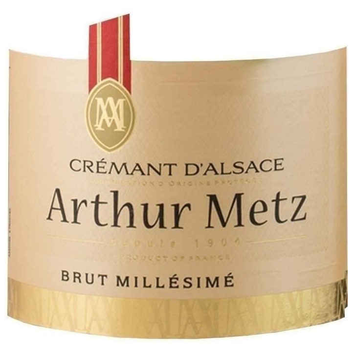 Arthur Metz Millésimé Brut - Crémant d'Alsace 2023