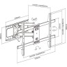 Support mobile pour téléviseur 37 - 80 - Stell - SHO 5630