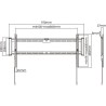 Support TV fixe - SLIM - Stell - SHO 7210