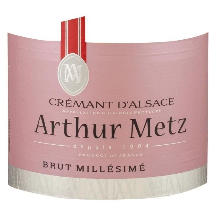 Arthur Metz Rosé - Crémant d'Alsace 2023