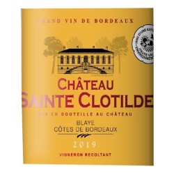 Château Sainte Clotilde 2019 Blaye Côtes de Bordeaux - Vin rouge de
