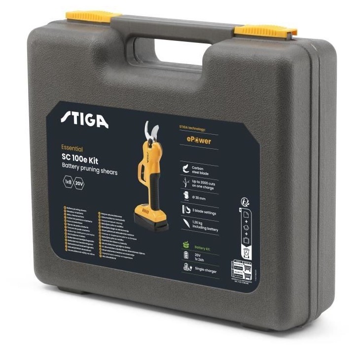 Sécateur STIGA SC 100e kit Sécateur STIGA SC 100e kit
