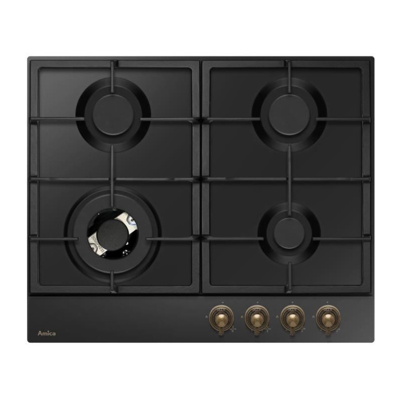 Table de cuisson a gaz - AMICA - 4 foyers - 9,9 x 59 x 52 - PGA6101ApC